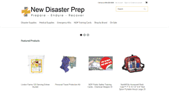 Desktop Screenshot of newdisasterprep.com